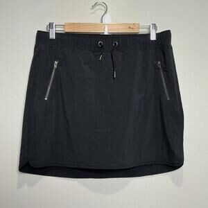 Athleta Womens Size Medium Black Golf Pickleball Lined Chelsea Cargo Skort‎
